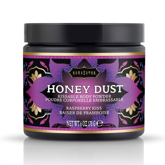 Пудра для тела Honey Dust Body Powder с ароматом малины - 170 гр. - Kama Sutra - купить с доставкой в Коврове
