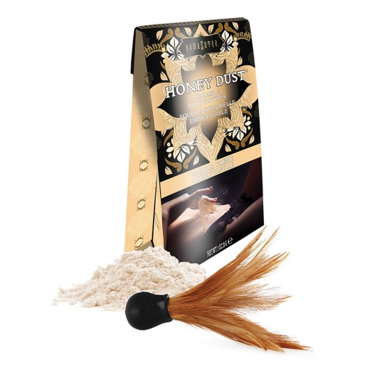 Пудра для тела Honey Dust Body Powder с ароматом ванили - 28 гр. - Kama Sutra - купить с доставкой в Коврове