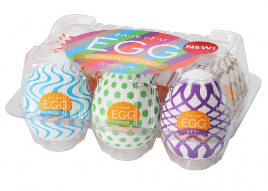 Набор из 6 мастурбаторов Tenga EGG IV с различным рельефом - Tenga - в Коврове купить с доставкой