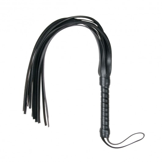 Черный флоггер Flogger Whip - 46 см. - Easy toys - купить с доставкой в Коврове