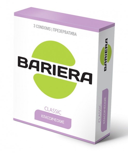 Классические презервативы Bariera Classic - 3 шт. - Bariera - купить с доставкой в Коврове