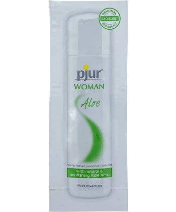 Лубрикант на водной основе pjur WOMAN Aloe - 2 мл. - Pjur - купить с доставкой в Коврове