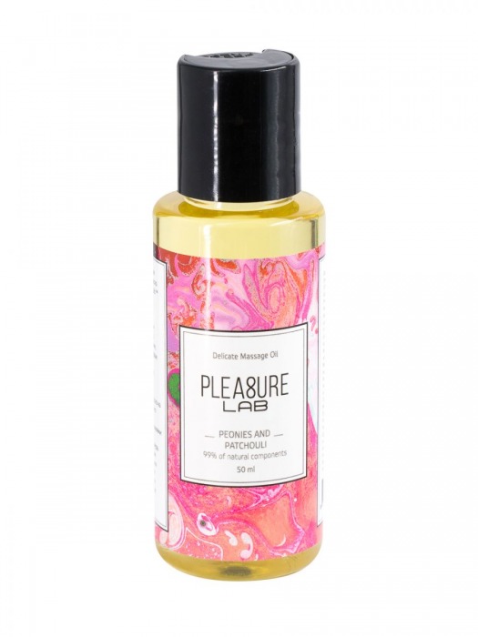 Массажное масло Pleasure Lab Delicate с ароматом пиона и пачули - 50 мл. - Pleasure Lab - купить с доставкой в Коврове