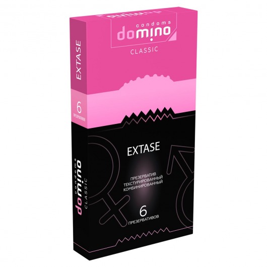 Презервативы с точками и рёбрышками DOMINO Classic Extase - 6 шт. - Domino - купить с доставкой в Коврове