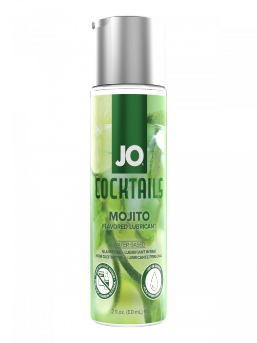 Вкусовой лубрикант на водной основе JO Cocktails Mojito - 60 мл. - System JO - купить с доставкой в Коврове