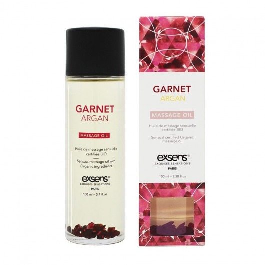 Органическое массажное масло GARNET ARGAN - 100 мл. - Exsens - купить с доставкой в Коврове