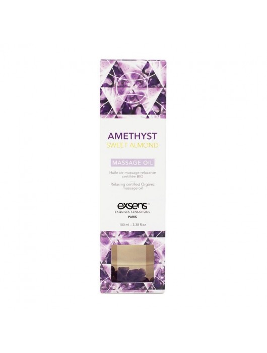 Органическое массажное масло AMETHYST SWEET ALMOND - 100 мл. - Exsens - купить с доставкой в Коврове