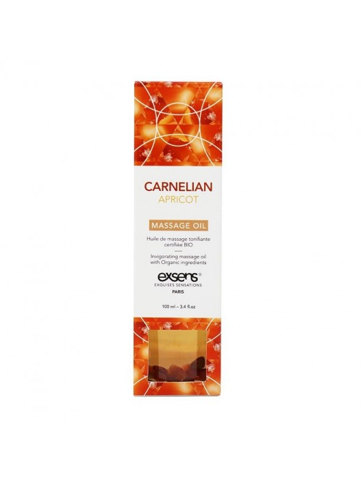 Органическое массажное масло CARNELIAN APRICOT - 100 мл. - Exsens - купить с доставкой в Коврове