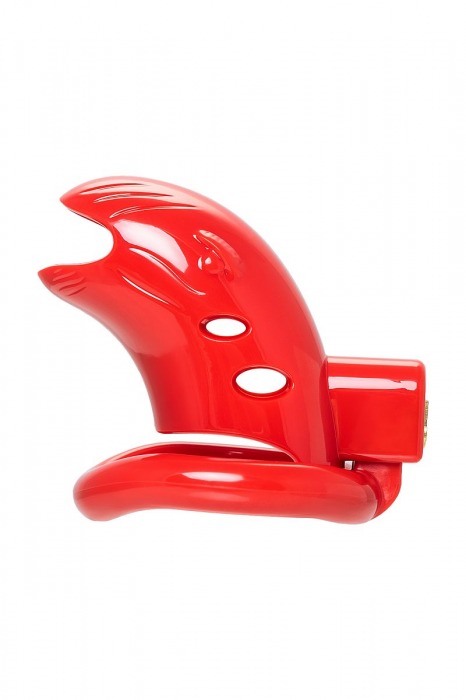 Красный мужской пояс верности из пластика - ToyFa - купить с доставкой в Коврове