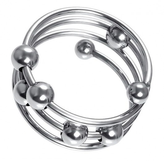 Большое металлическое кольцо под головку пениса - ToyFa - купить с доставкой в Коврове