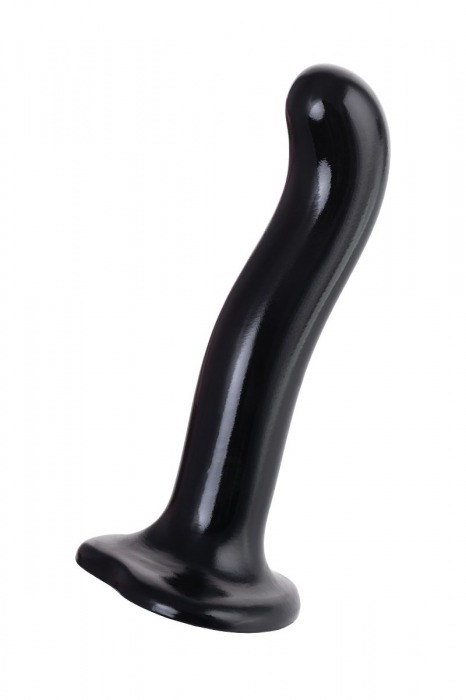 Черный стимулятор для пар P G-Spot Dildo Size M - 18 см. - Strap-on-me - в Коврове купить с доставкой