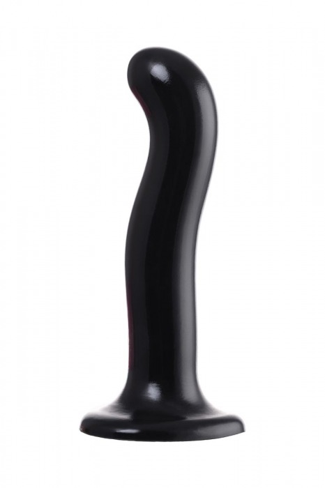 Черный стимулятор для пар P G-Spot Dildo Size L - 19 см. - Strap-on-me - в Коврове купить с доставкой