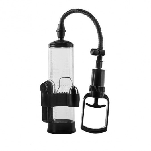 Прозрачная вакуумная помпа с вибрацией Vibrating Penis Pump - Dream Toys - в Коврове купить с доставкой