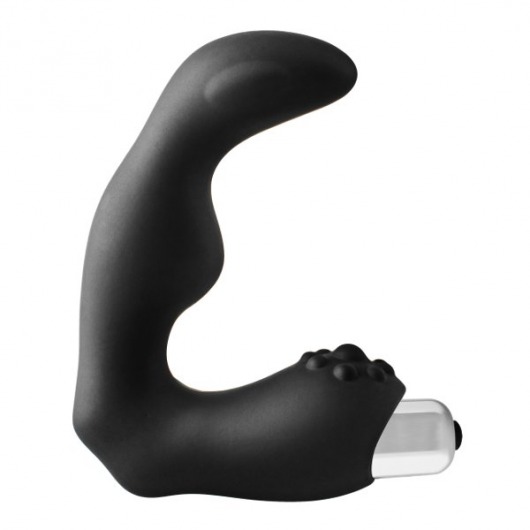 Черный вибромассажер простаты FantASStic Vibrating Prostate Massager - 11,3 см. - Dream Toys - в Коврове купить с доставкой