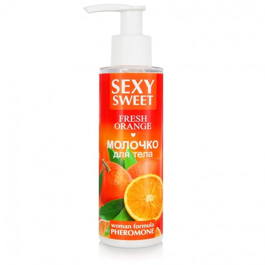 Молочко для тела с феромонами и ароматом апельсина Sexy Sweet Fresh Orange - 150 гр. -  - Магазин феромонов в Коврове