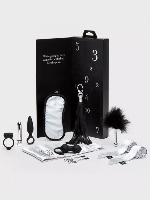 Эротический набор Pleasure Overload 10 Days of Play Gift Set - Fifty Shades of Grey - купить с доставкой в Коврове