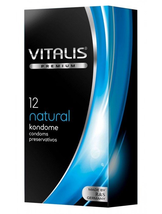 Классические презервативы VITALIS PREMIUM natural - 12 шт. - Vitalis - купить с доставкой в Коврове