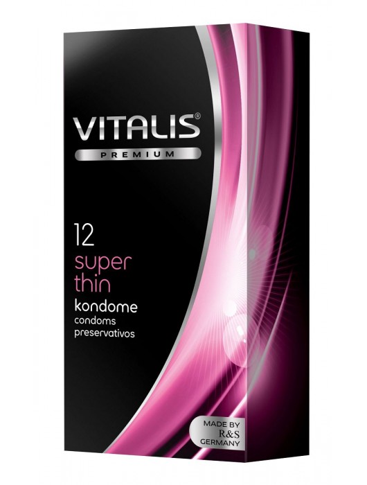 Ультратонкие презервативы VITALIS PREMIUM super thin - 12 шт. - Vitalis - купить с доставкой в Коврове