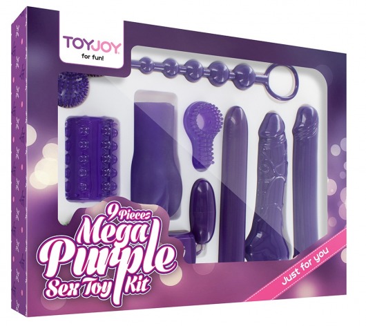 Эротический набор Toy Joy Mega Purple - Toy Joy - купить с доставкой в Коврове
