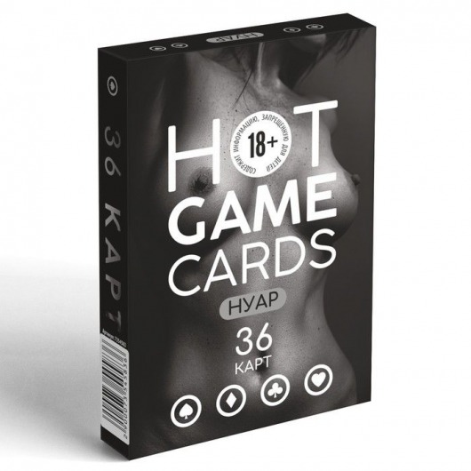 Игральные карты HOT GAME CARDS НУАР - 36 шт. - Сима-Ленд - купить с доставкой в Коврове