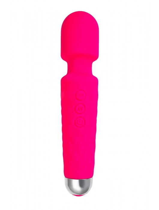 Розовый жезловый вибратор Peony - 20,5 см. - ToyFa