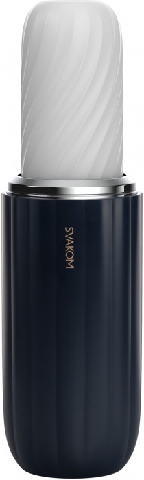 Черно-белый интерактивный мастурбатор Alex Neo 2 - Svakom - в Коврове купить с доставкой