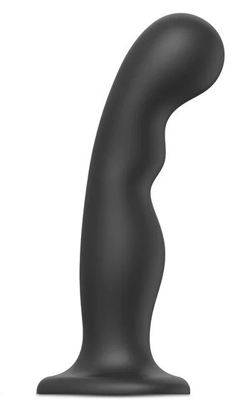 Черная насадка Strap-On-Me Dildo Plug P G size XXL - Strap-on-me - купить с доставкой в Коврове
