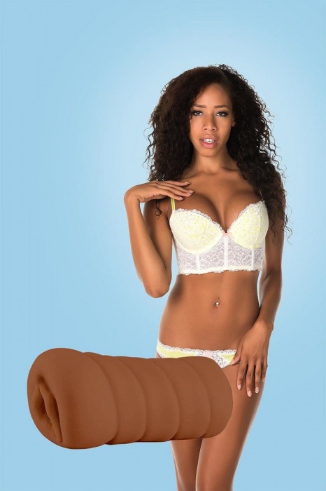 Коричневый мастурбатор-вагина BRIANNA - Dream Toys - в Коврове купить с доставкой