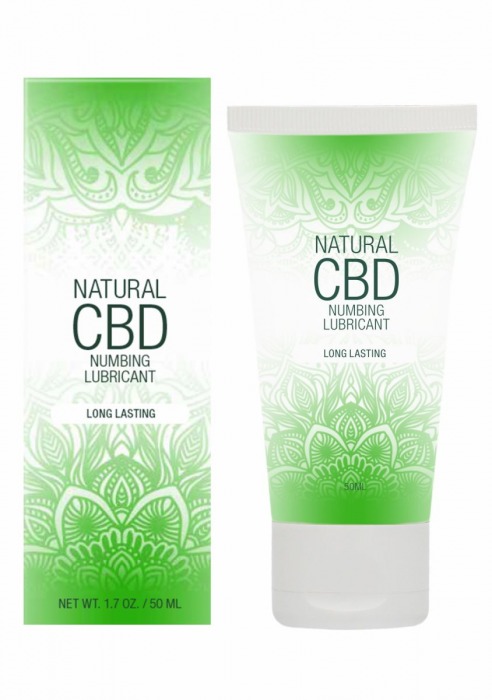 Лубрикант с пролонгирующим эффектом Natural CBD Numbing Lubricant - 50 мл. - Shots Media BV - купить с доставкой в Коврове