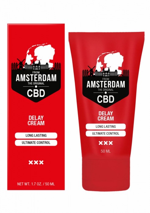 Крем-пролонгатор CBD from Amsterdam Delay Cream - 50 мл. - Shots Media BV - купить с доставкой в Коврове