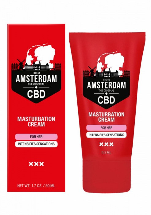 Крем для мастурбации для женщин CBD from Amsterdam Masturbation Cream For Her - 50 мл. - Shots Media BV - купить с доставкой в Коврове