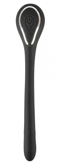 Черный гибкий уретральный стимулятор с вибрацией Vibrating Bendable Dilator - 13,5 см. - Orion - купить с доставкой в Коврове
