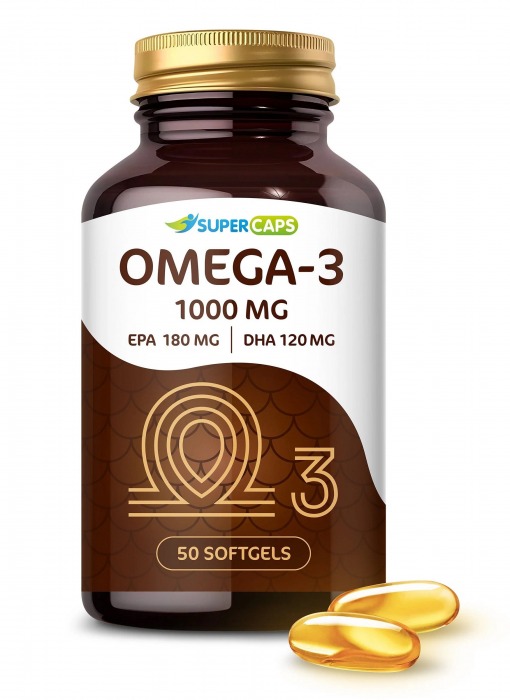 Пищевая добавка SuperCaps OMEGA-3 - 50 капсул (1000 мг) - SuperCaps - купить с доставкой в Коврове