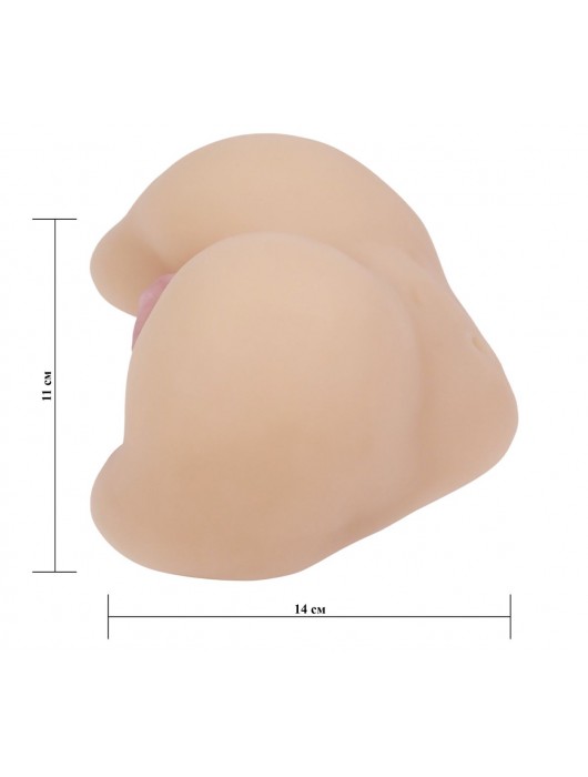 Вибровагина из киберкожи с выносным пультом - LOVETOY (А-Полимер) - в Коврове купить с доставкой