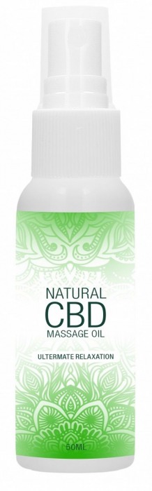 Массажное масло Natural CBD Massage Oil - 50 мл. - Shots Media BV - купить с доставкой в Коврове