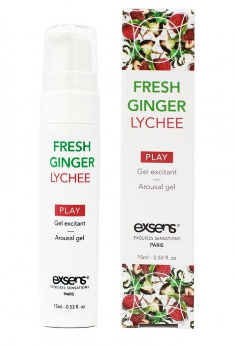 Возбуждающий гель Fresh Ginger Lychee Arousal Gel - 15 мл. - Exsens - купить с доставкой в Коврове