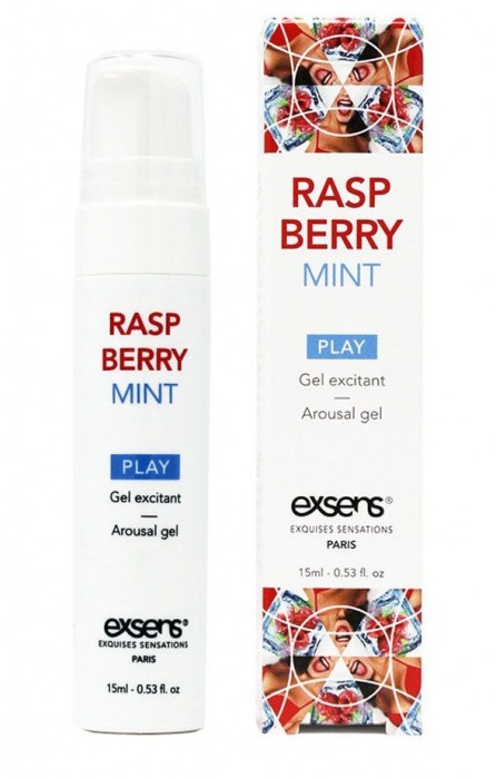 Возбуждающий гель Raspberry Mint с ароматом малины и мяты - 15 мл. - Exsens - купить с доставкой в Коврове
