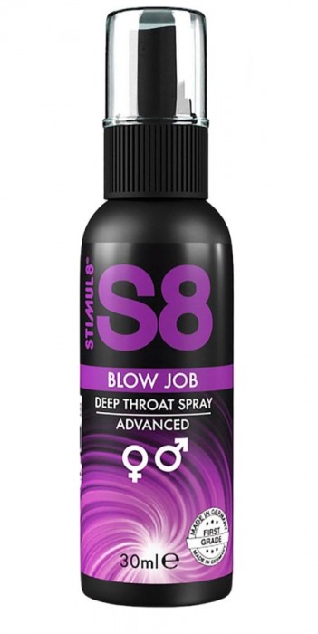 Лубрикант для орального секса S8 Deep Throat Spray - 30 мл. - Stimul8 - купить с доставкой в Коврове