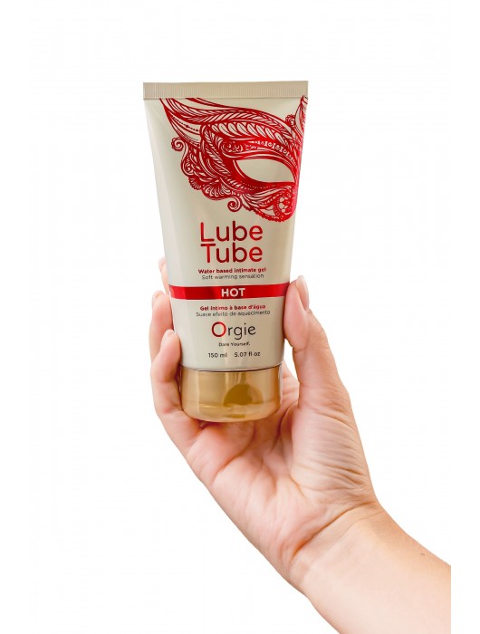 Интимный гель на водной основе Lube Tube Hot с разогревающим эффектом - 150 мл. - ORGIE - купить с доставкой в Коврове