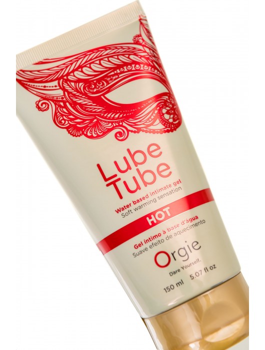 Интимный гель на водной основе Lube Tube Hot с разогревающим эффектом - 150 мл. - ORGIE - купить с доставкой в Коврове