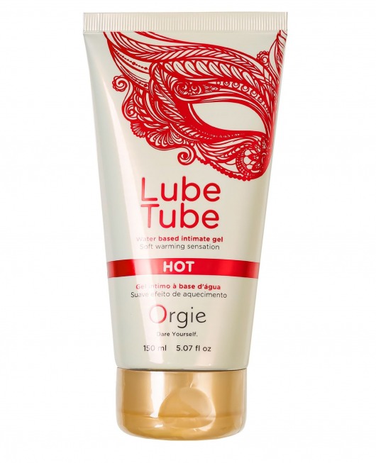 Интимный гель на водной основе Lube Tube Hot с разогревающим эффектом - 150 мл. - ORGIE - купить с доставкой в Коврове