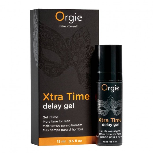 Продлевающий гель Orgie Xtra Time Delay Gel - 15 мл. - ORGIE - купить с доставкой в Коврове