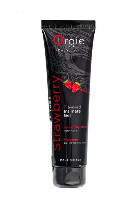 Интимный гель на водной основе Lube Tube Strawberry с клубничным вкусом - 100 мл. - ORGIE - купить с доставкой в Коврове