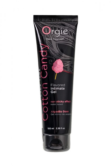 Интимный гель на водной осное Lube Tube Cotton Candy со вкусом сахарной ваты - 100 мл. - ORGIE - купить с доставкой в Коврове