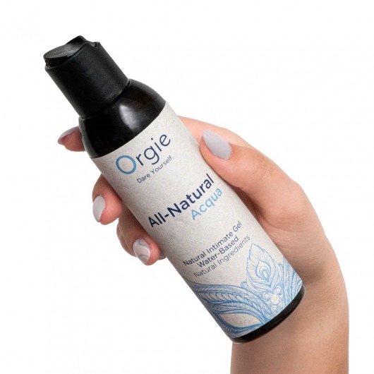 Интимный гель на водной основе Orgie All-Natural Acqua - 150 мл. - ORGIE - купить с доставкой в Коврове