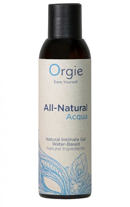 Интимный гель на водной основе Orgie All-Natural Acqua - 150 мл. - ORGIE - купить с доставкой в Коврове