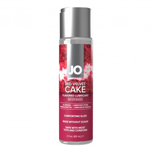Лубрикант на водной основе JO H2O Red Velvet Cake Flavored Lubricant - 60 мл. - System JO - купить с доставкой в Коврове