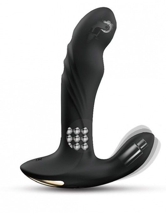 Черный вибромассажер простаты Multi P-Joy с 3 моторами - Dorcel - в Коврове купить с доставкой