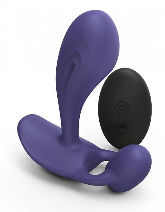 Темно-синий вибромассажер Witty P G Vibrator with Remote Control - Love to Love - в Коврове купить с доставкой