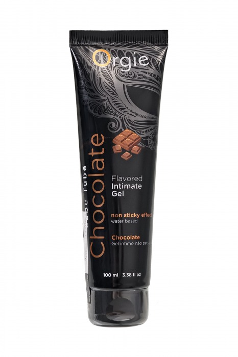 Интимный гель на водной основе Lube Tube Chocolate с шоколадным вкусом - 100 мл. - ORGIE - купить с доставкой в Коврове